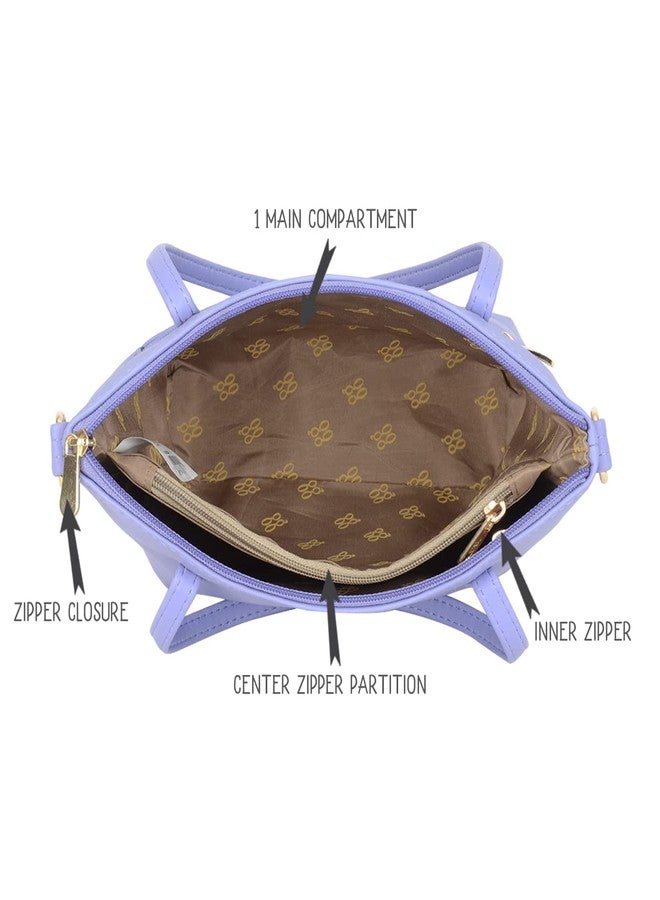 Baggit Women's Purple Small Size Tote Bag - Image 5